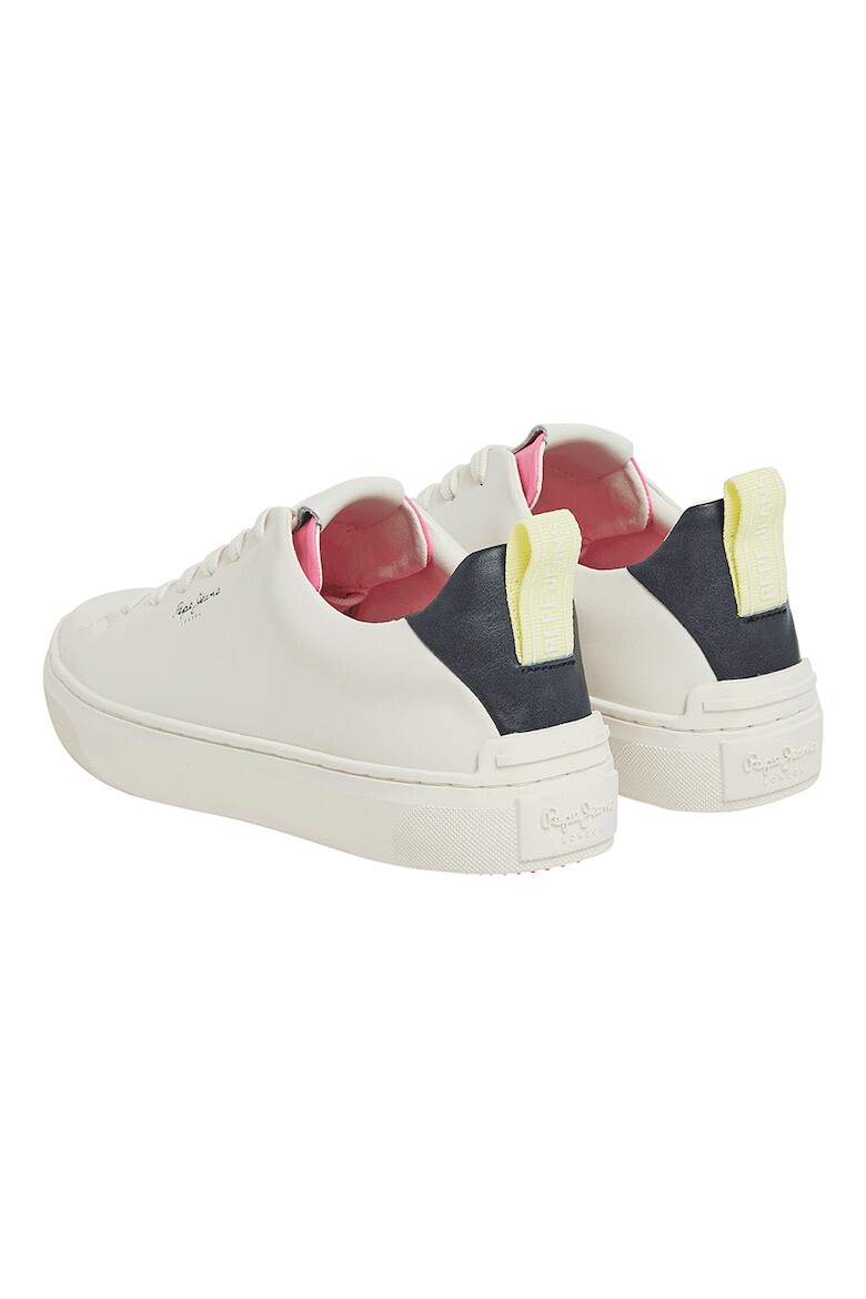 Pepe Jeans London Pantofi sport de piele cu logo - Pled.ro