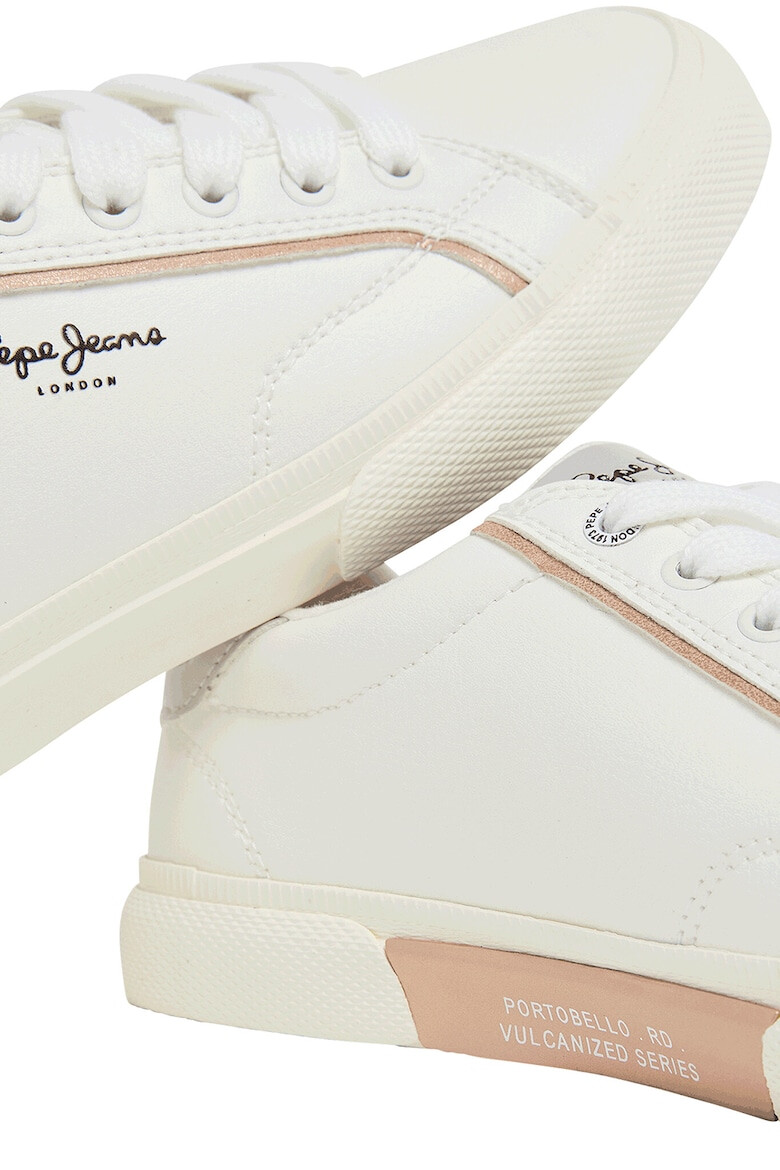 Pepe Jeans London Pantofi sport de piele ecologica - Pled.ro