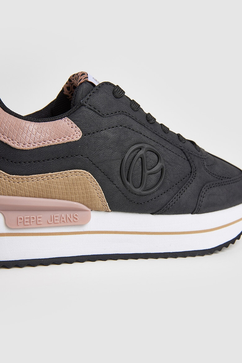 Pepe Jeans London Pantofi sport de piele ecologica - Pled.ro