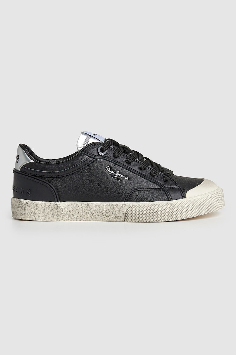 Pepe Jeans London Pantofi sport de piele ecologica cu detalii logo - Pled.ro