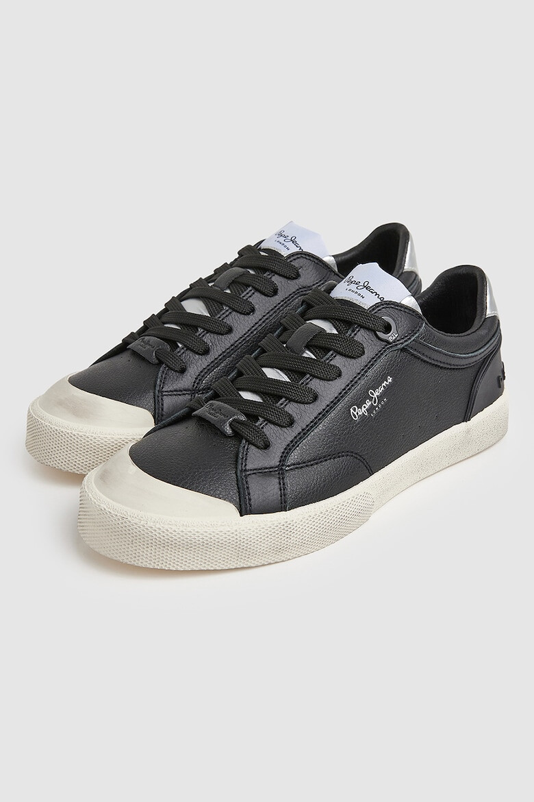 Pepe Jeans London Pantofi sport de piele ecologica cu detalii logo - Pled.ro