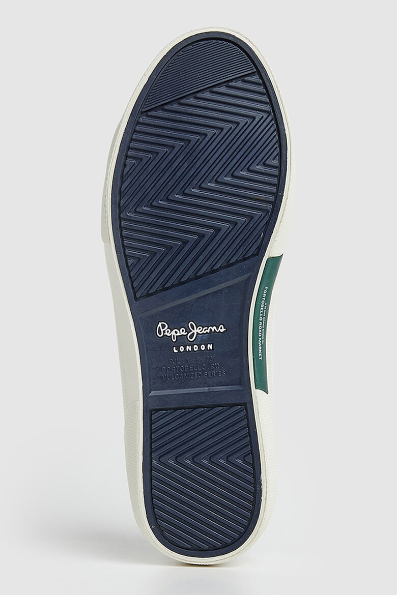 Pepe Jeans London Pantofi sport de piele ecologica cu insertii de piele intoarsa - Pled.ro