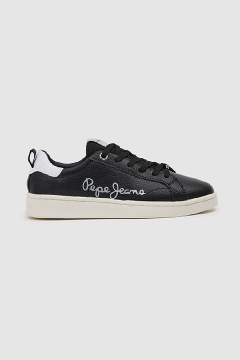 Pepe Jeans London Pantofi sport de piele ecologica cu logo - Pled.ro