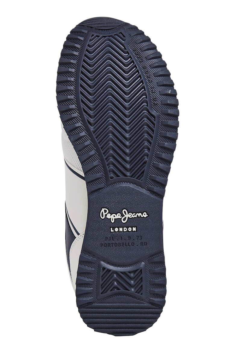 Pepe Jeans London Pantofi sport de piele ecologica si material textil - Pled.ro