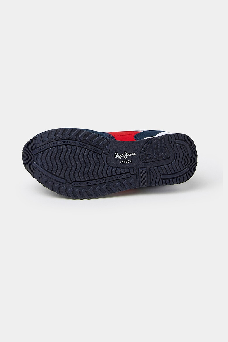 Pepe Jeans London Pantofi sport de piele ecologica si piele intoarsa sintetica - Pled.ro