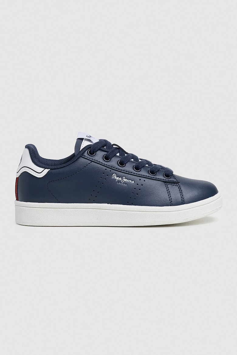 Pepe Jeans London Pantofi sport de piele si piele ecologica - Pled.ro