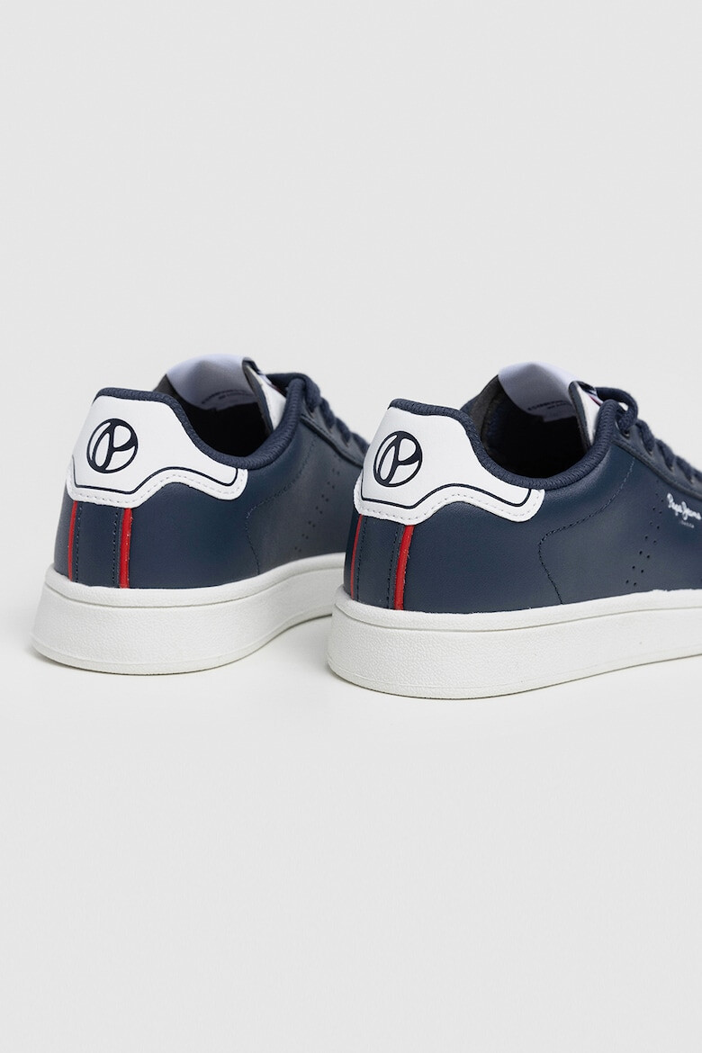 Pepe Jeans London Pantofi sport de piele si piele ecologica - Pled.ro