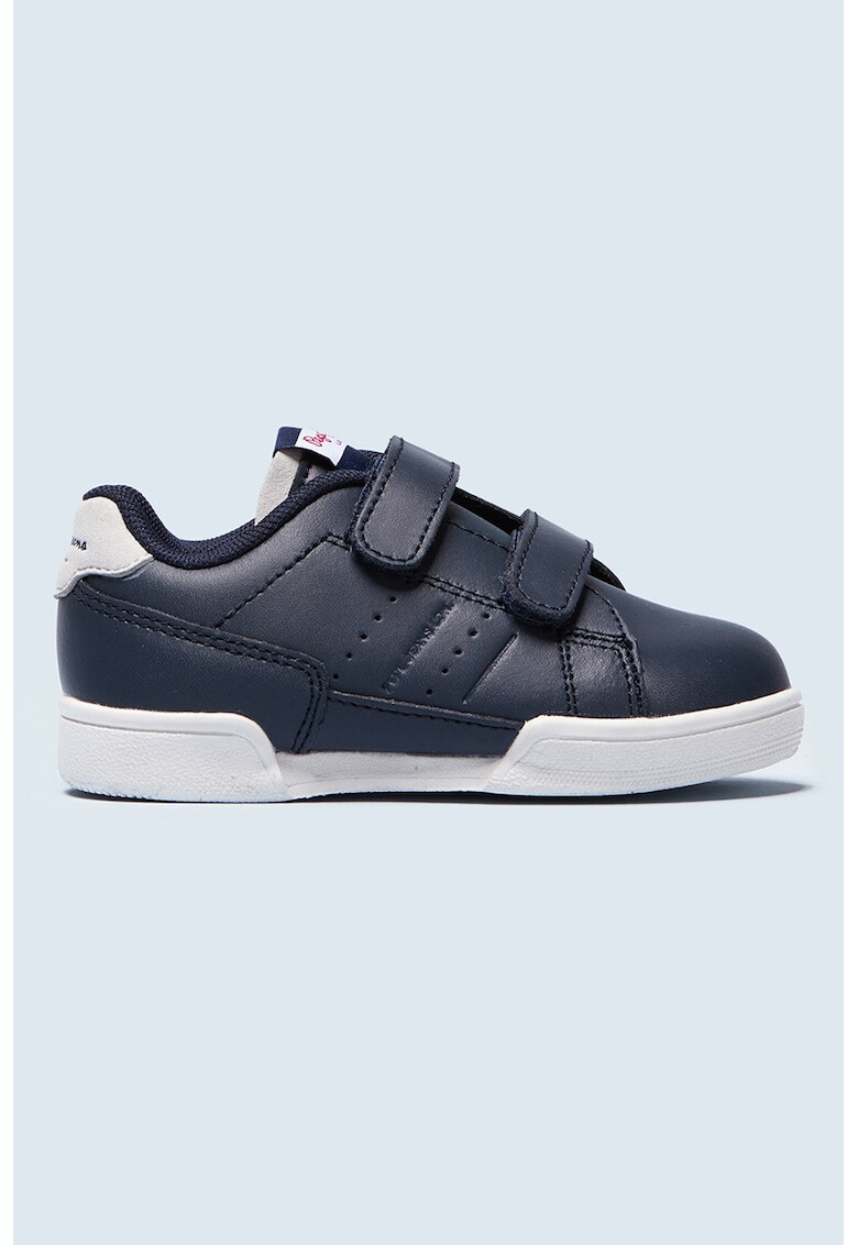 Pepe Jeans London Pantofi sport din piele cu inchidere velcro - Pled.ro