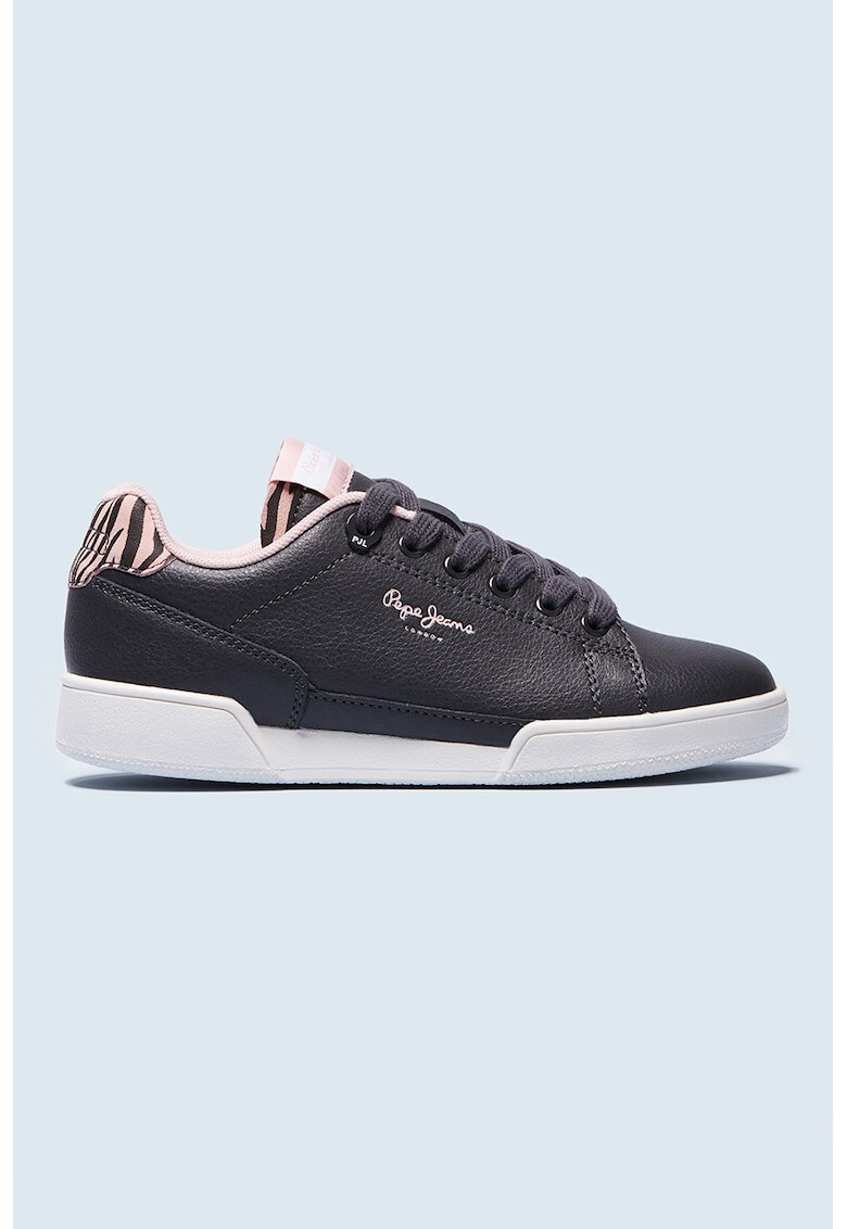 Pepe Jeans London Pantofi sport din piele cu insertii din piele ecologica - Pled.ro