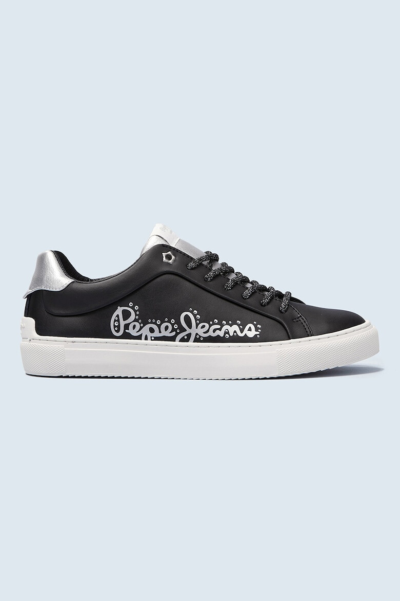 Pepe Jeans London Pantofi sport din piele si material sintetic Adam - Pled.ro