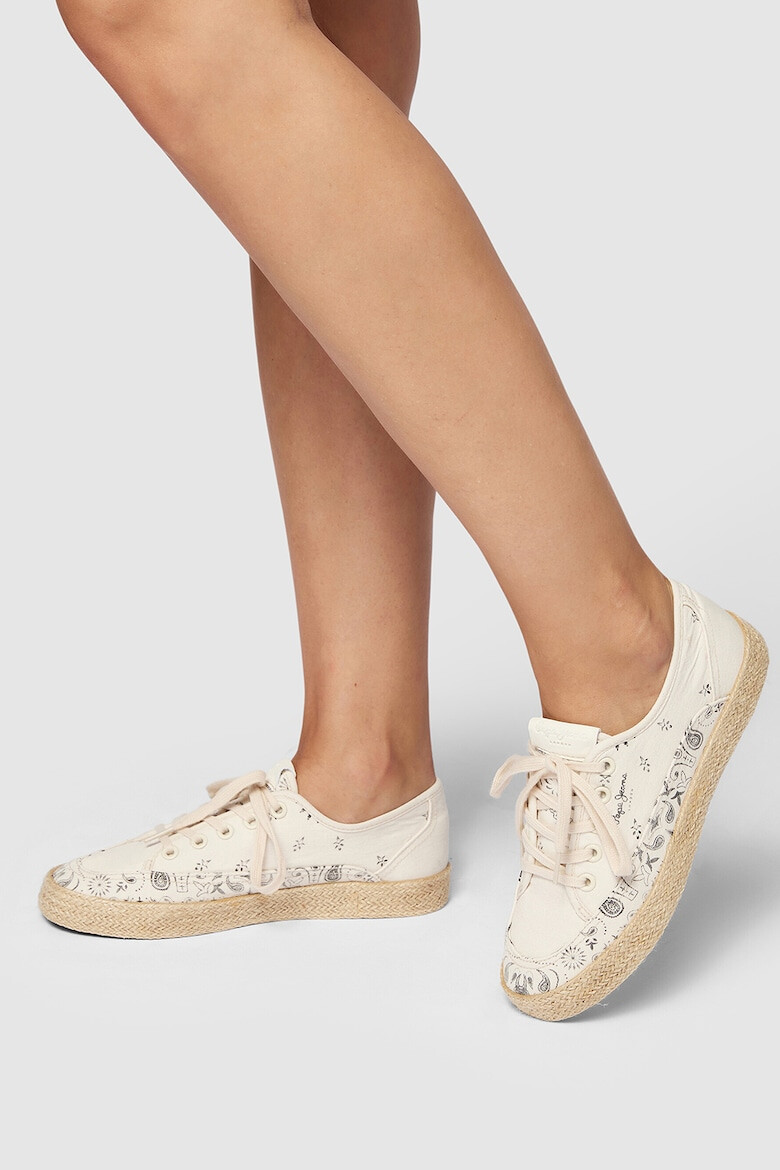 Pepe Jeans London Pantofi sport-espadrile cu imprimeu - Pled.ro