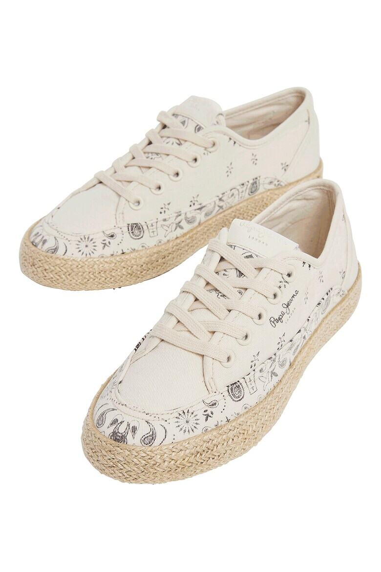 Pepe Jeans London Pantofi sport-espadrile cu imprimeu - Pled.ro