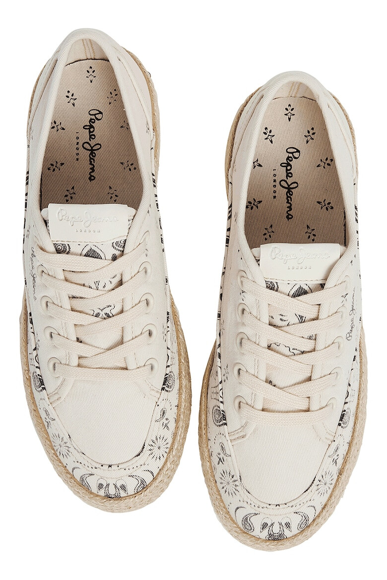 Pepe Jeans London Pantofi sport-espadrile cu imprimeu - Pled.ro