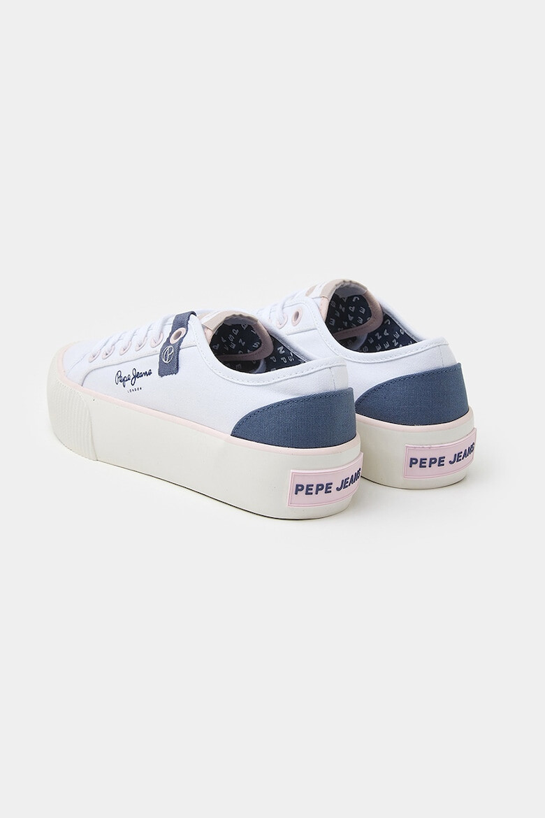 Pepe Jeans London Pantofi sport flatform low-cut - Pled.ro