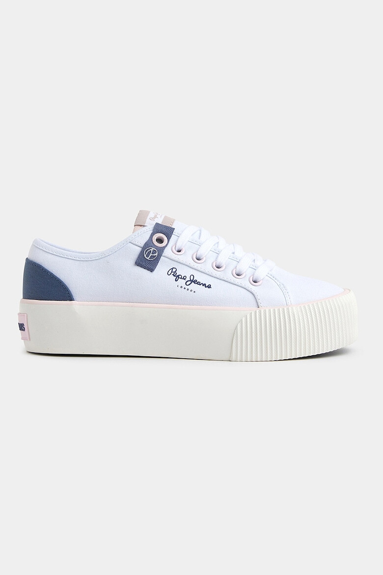 Pepe Jeans London Pantofi sport flatform low-cut - Pled.ro