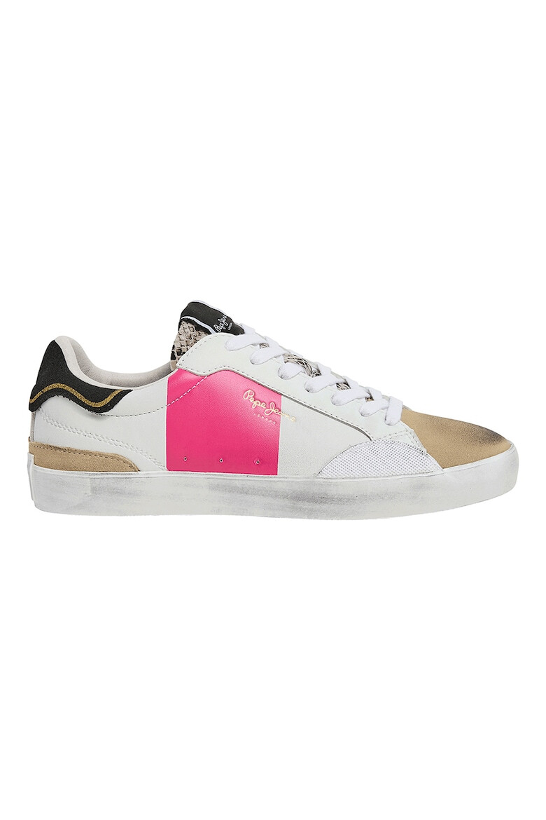 Pepe Jeans London Pantofi sport low-cut cu aspect uzat - Pled.ro