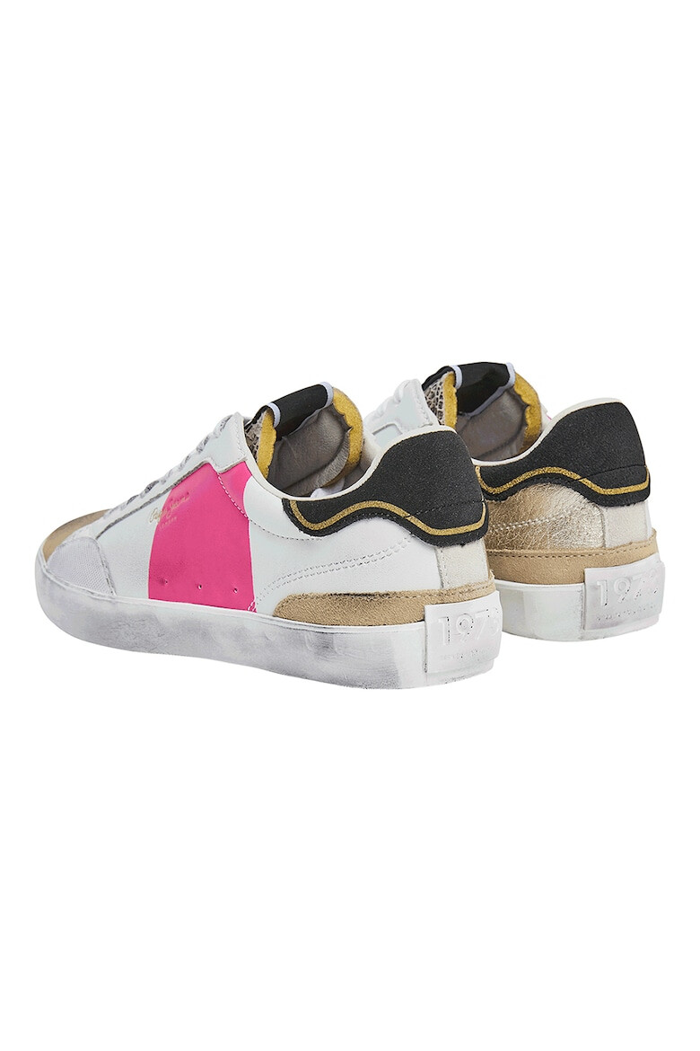 Pepe Jeans London Pantofi sport low-cut cu aspect uzat - Pled.ro