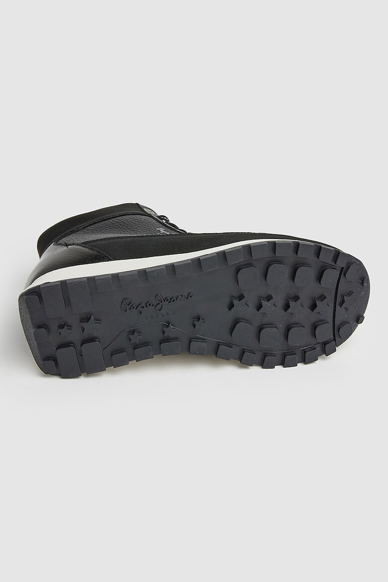 Pepe Jeans London Pantofi sport medii cu garnituri de piele intoarsa - Pled.ro