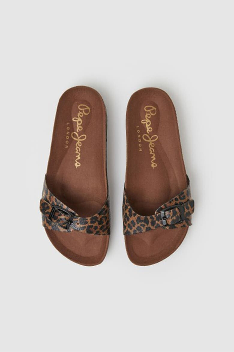 Pepe Jeans London Papuci cu animal print - Pled.ro