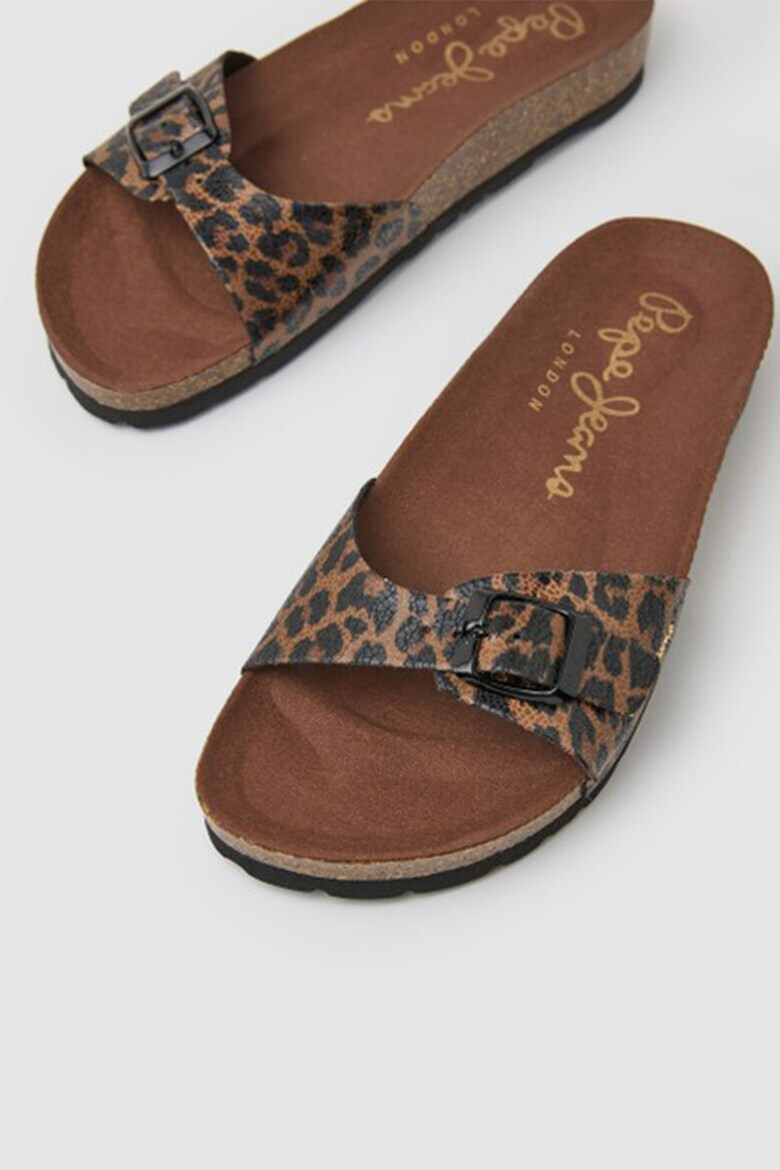 Pepe Jeans London Papuci cu animal print - Pled.ro