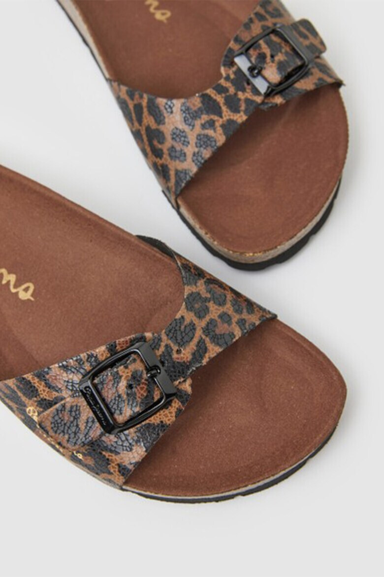 Pepe Jeans London Papuci cu animal print - Pled.ro