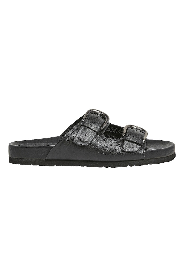 Pepe Jeans London Papuci de piele cu catarame - Pled.ro