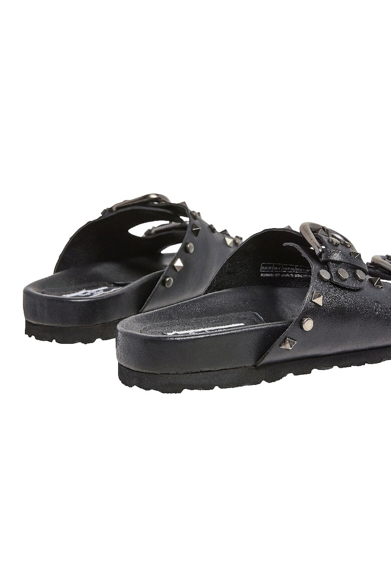 Pepe Jeans London Papuci de piele cu catarame - Pled.ro