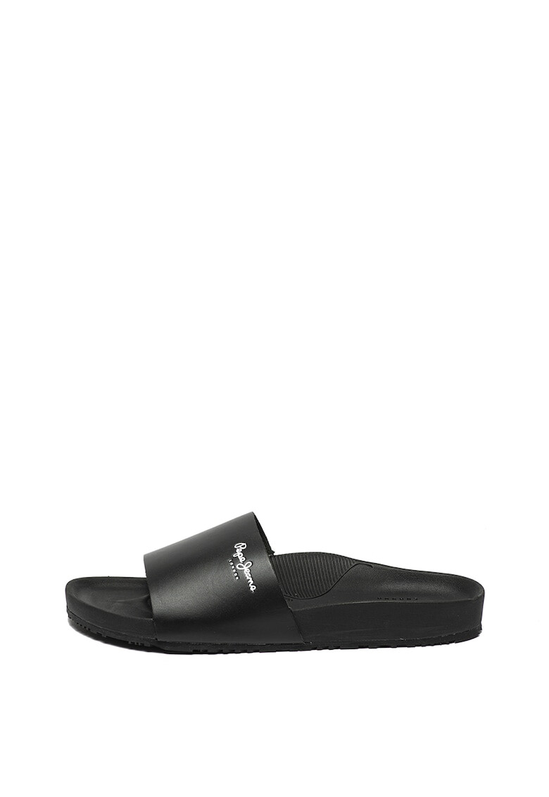 Pepe Jeans London Papuci din piele Ultra Bio Basic - Pled.ro