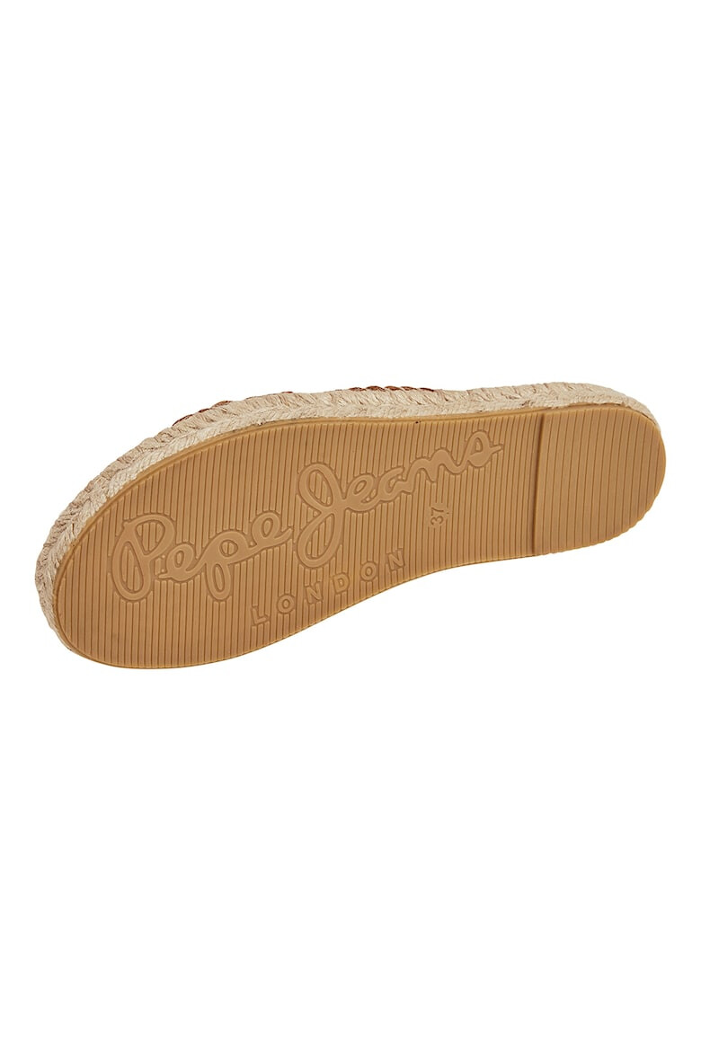 Pepe Jeans London Papuci-espadrile de piele intoarsa - Pled.ro