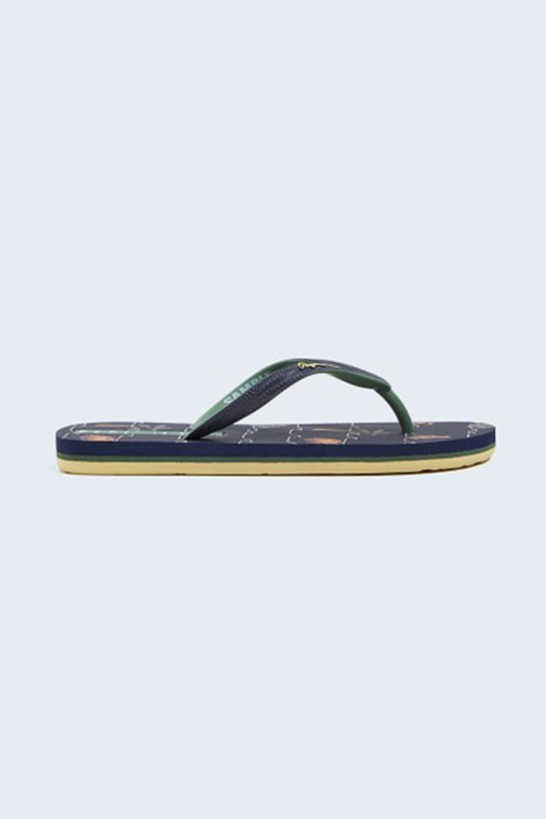 Pepe Jeans London Papuci flip-flop cu imprimeu tropical - Pled.ro