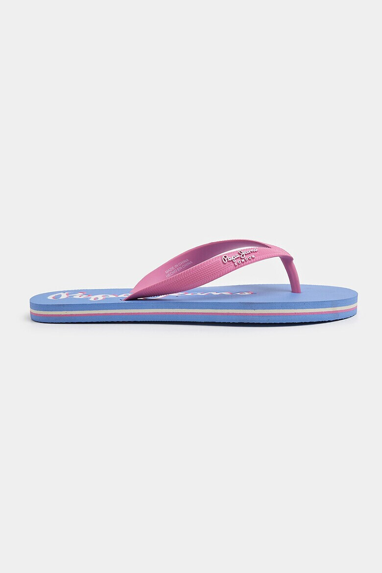 Pepe Jeans London Papuci flip-flop cu logo - Pled.ro