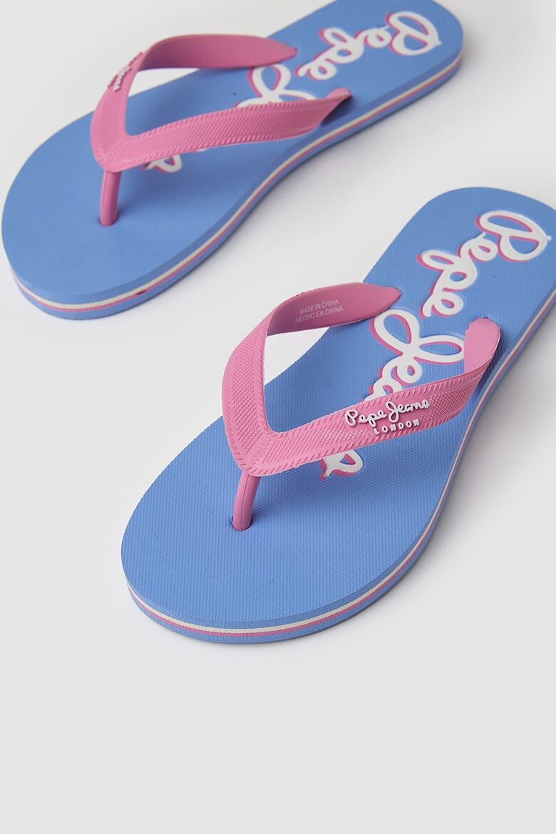 Pepe Jeans London Papuci flip-flop cu logo - Pled.ro