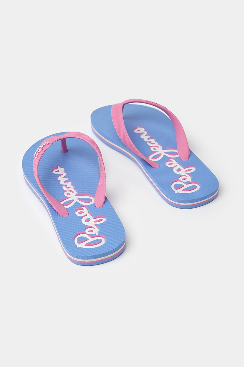 Pepe Jeans London Papuci flip-flop cu logo - Pled.ro