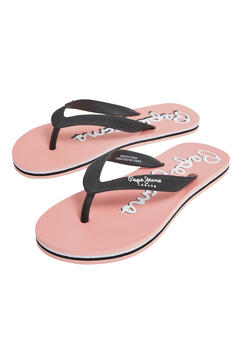 Pepe Jeans London Papuci flip-flop cu logo - Pled.ro