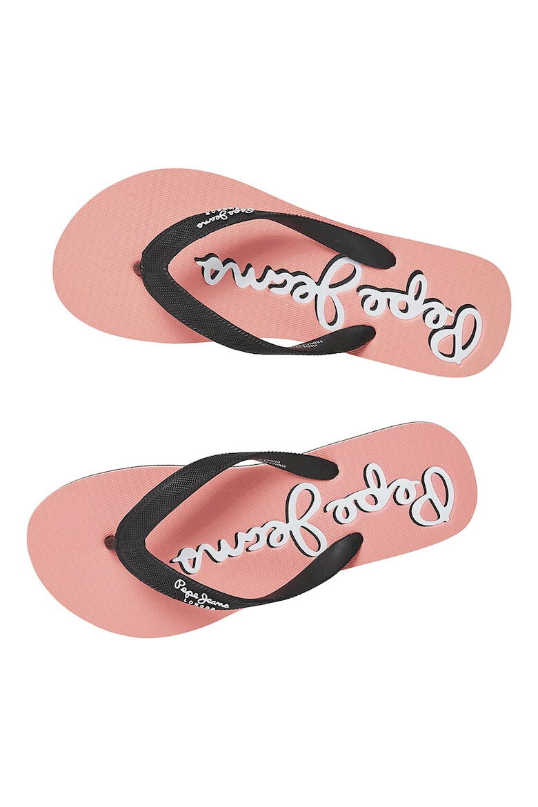 Pepe Jeans London Papuci flip-flop cu logo - Pled.ro