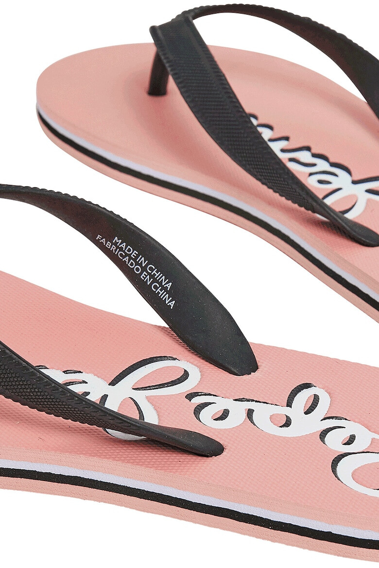 Pepe Jeans London Papuci flip-flop cu logo - Pled.ro