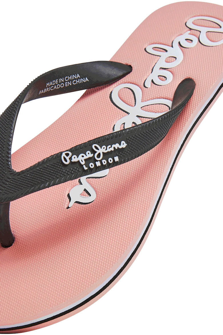 Pepe Jeans London Papuci flip-flop cu logo - Pled.ro