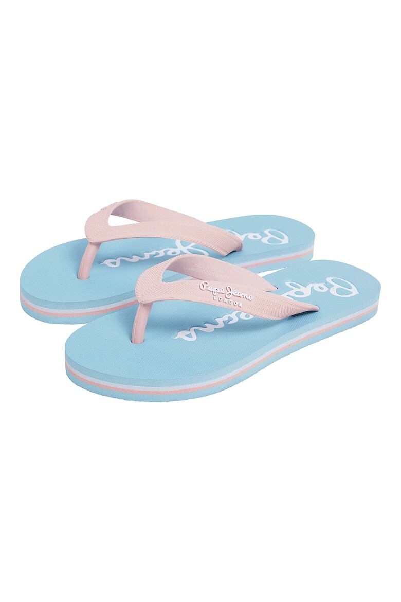 Pepe Jeans London Papuci flip-flop cu logo - Pled.ro