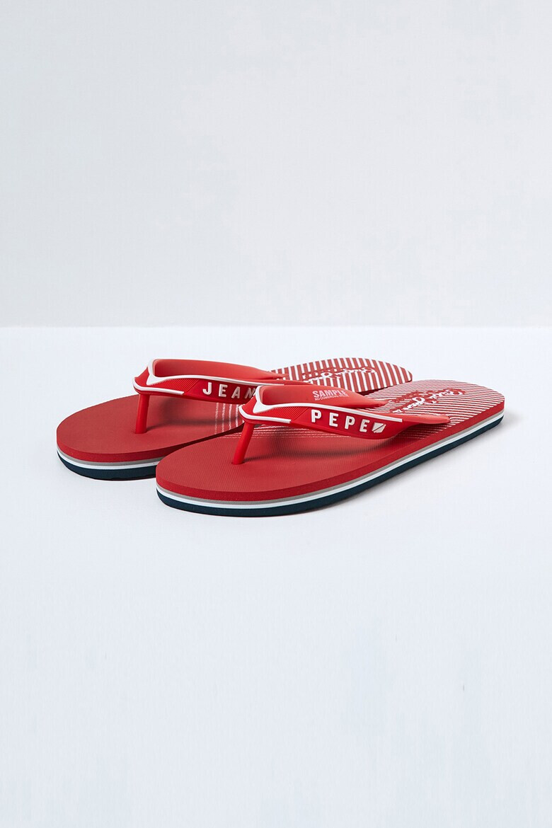 Pepe Jeans London Papuci flip-flop cu logo - Pled.ro