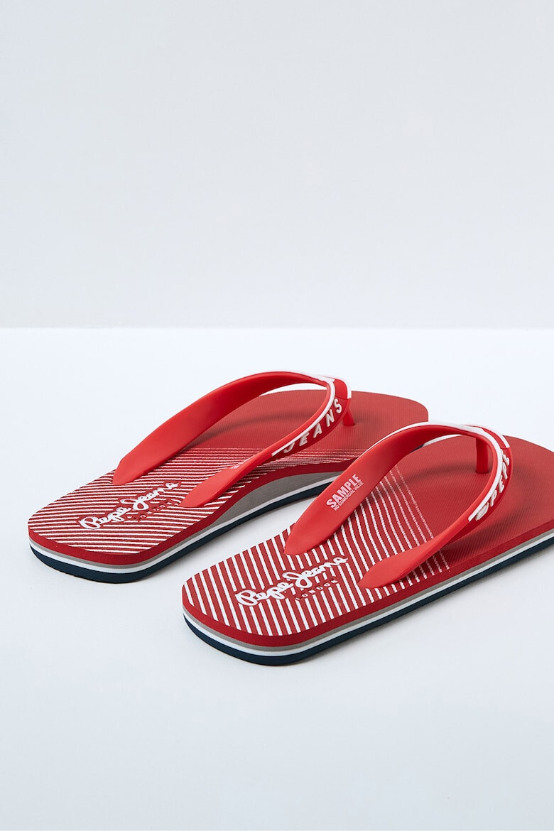 Pepe Jeans London Papuci flip-flop cu logo - Pled.ro