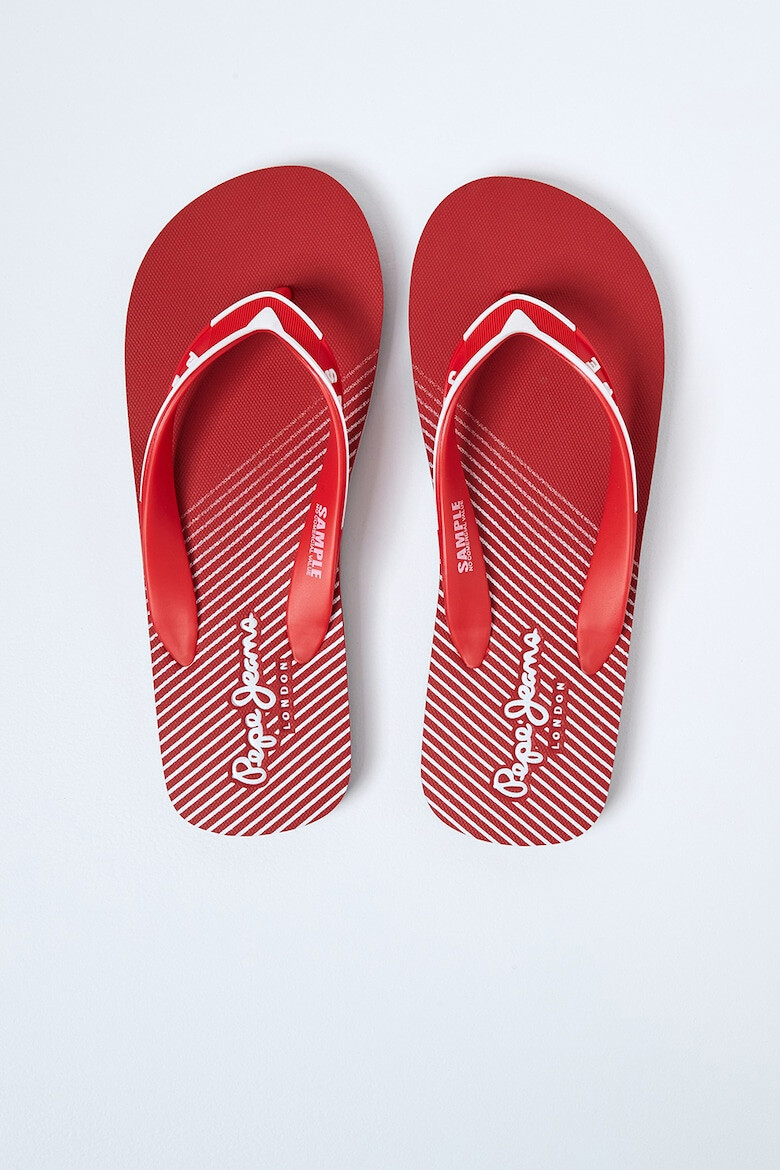 Pepe Jeans London Papuci flip-flop cu logo - Pled.ro