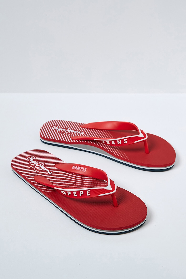 Pepe Jeans London Papuci flip-flop cu logo - Pled.ro