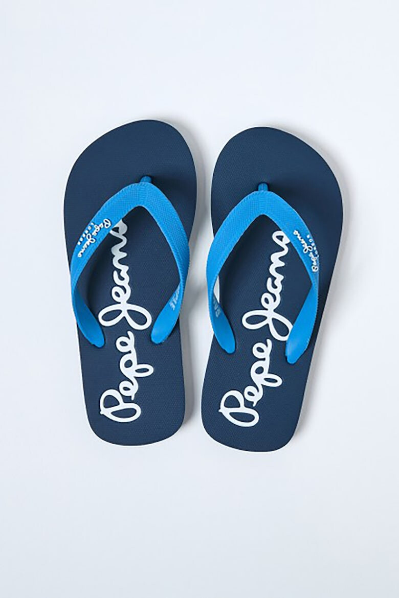 Pepe Jeans London Papuci flip-flop cu logo in relief - Pled.ro