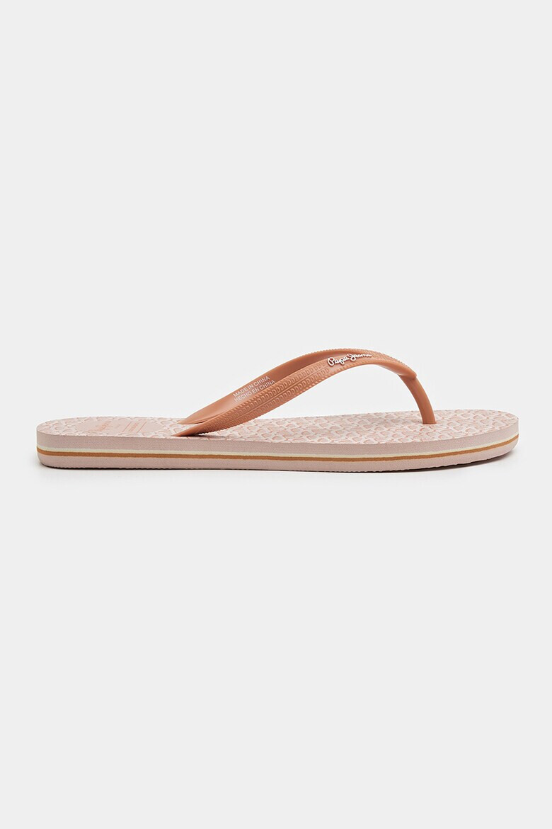 Pepe Jeans London Papuci flip-flop cu logo metalic - Pled.ro