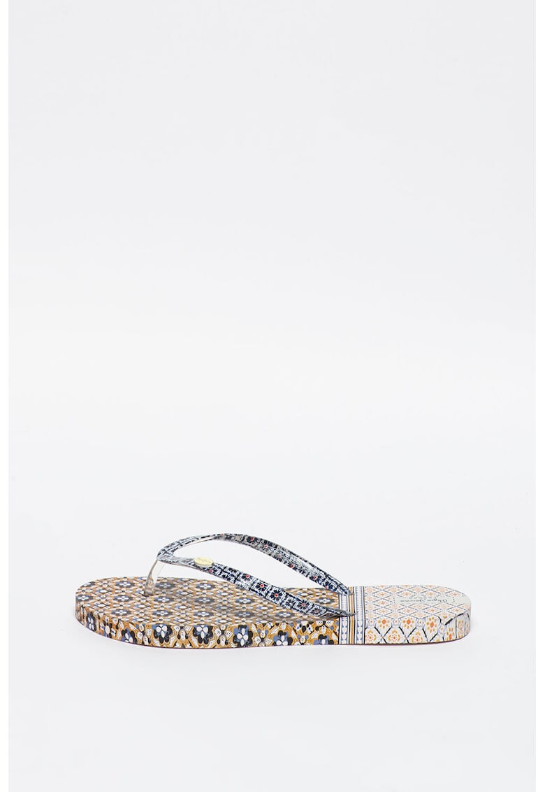 Pepe Jeans London Papuci flip-flop cu model abstract Rake Mia - Pled.ro