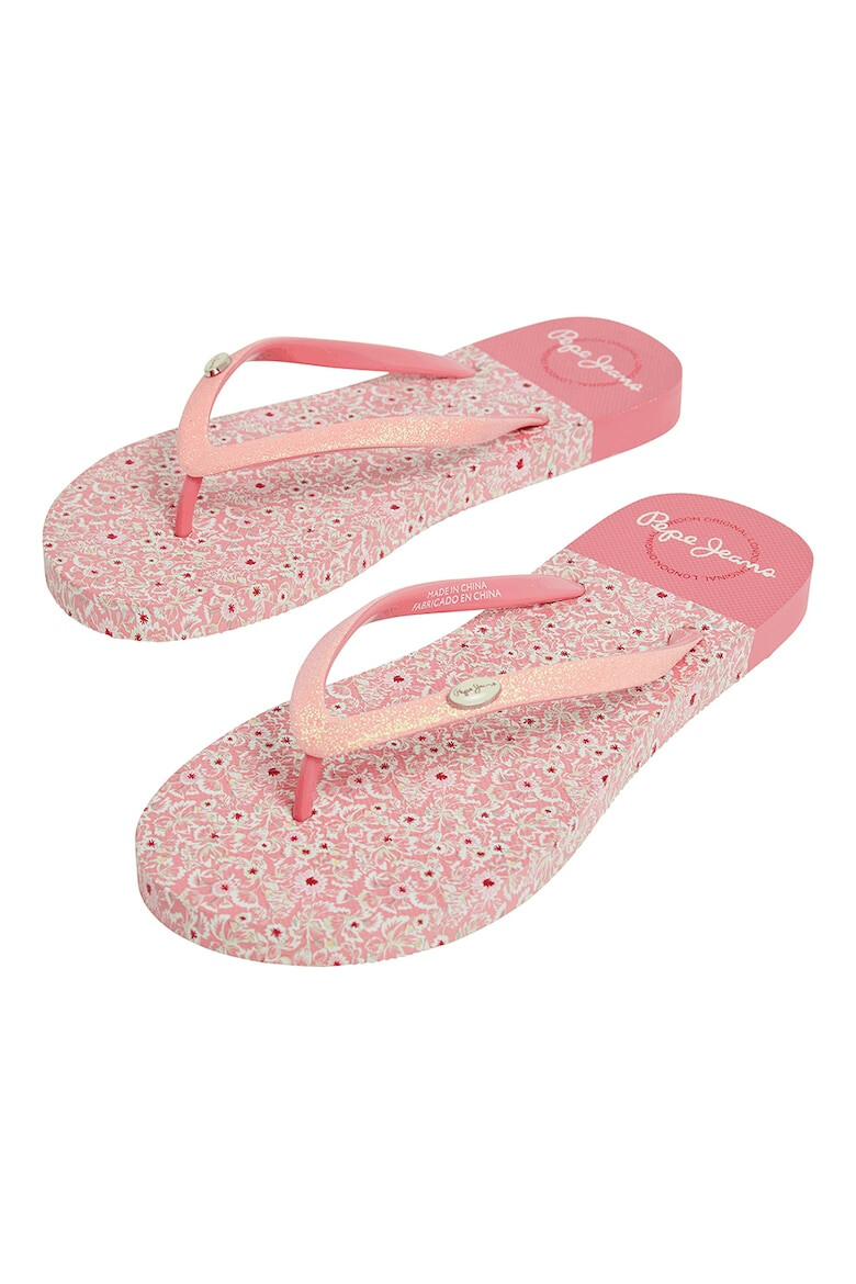 Pepe Jeans London Papuci flip-flop cu model grafic - Pled.ro