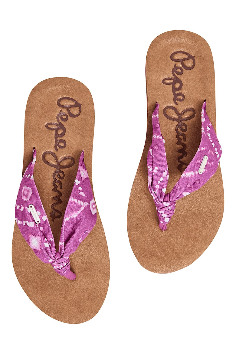 Pepe Jeans London Papuci flip-flop cu model tie-dye - Pled.ro