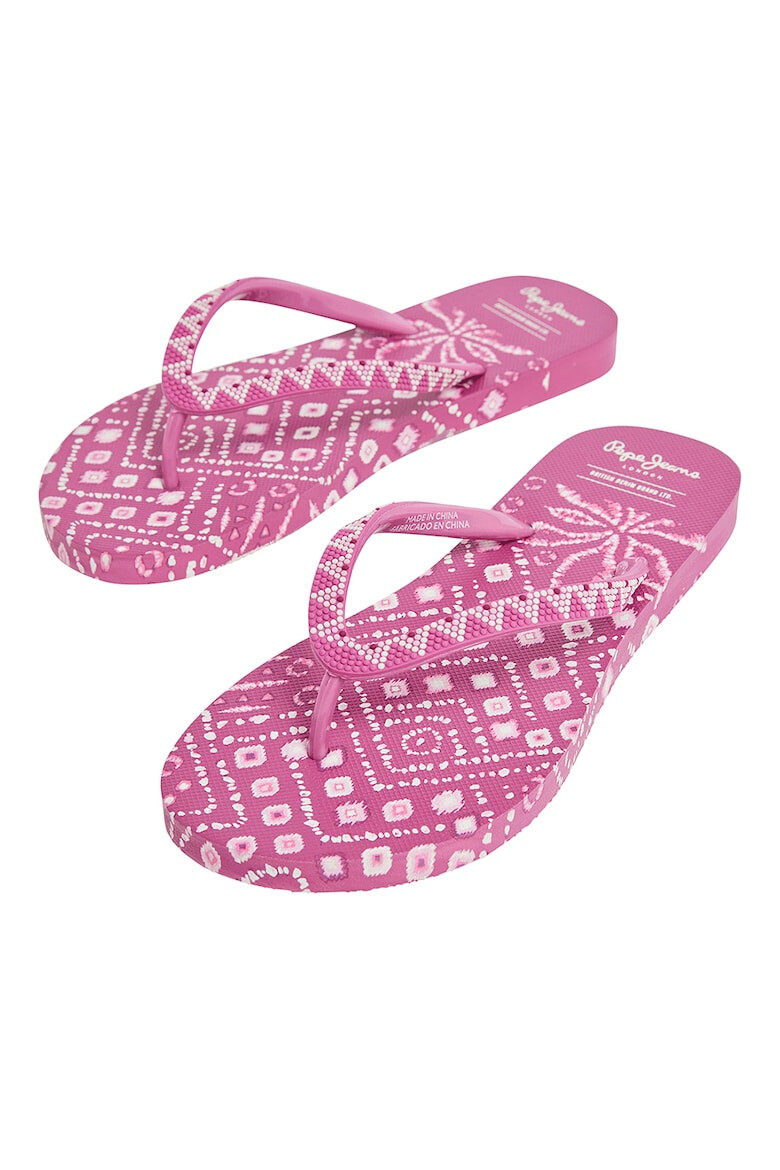 Pepe Jeans London Papuci flip-flop cu model tie-dye - Pled.ro