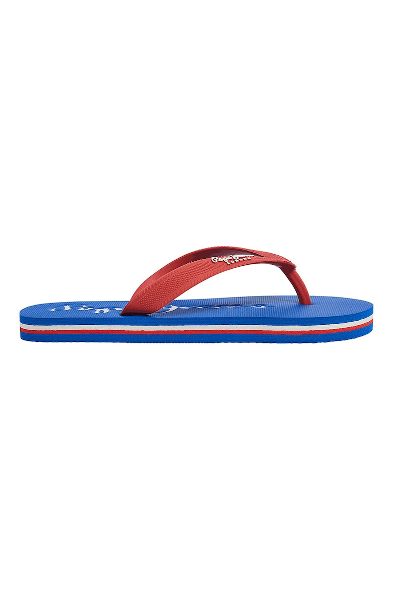 Pepe Jeans London Papuci flip-flop de cauciuc cu logo - Pled.ro