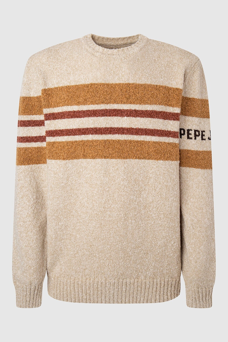 Pepe Jeans London Pulover de bumbac cu dungi - Pled.ro